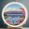 131 Mount Fuji cross stitch pattern