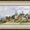 Sinaia Romania cross stitch pattern