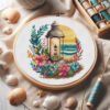 - lantern cross stitch pattern with tropical flowers - tropical lantern cross stitch design with marine landscape - lantern cross stitch embroidery in a hoop - close‑up of floral lantern cross stitch artwork 🌺 Теги / Keywords lantern cross stitch, tropical embroidery pattern, marine landscape cross stitch pdf, summer floral needlepoint, lighthouse embroidery design, printable cross stitch chart, modern tropical embroidery, creative lantern design, artistic summer embroidery, gift for beach lovers Хочеш, наступний літній дизайн оформимо в такому ж преміальному стилі, щоб серія виглядала максимально цілісною?