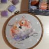 76255512_3191945584155016_3884971538989973504_o Orange owl cross stitch in hoop with embroidery floss, artistic colorful bird design