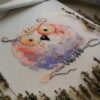 79355885_2485072238227910_8517422212465033216_o Whimsical orange owl cross stitch artwork with lavender decor, vibrant handmade embroidery