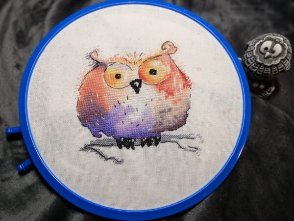 IeOmgtRyOno Orange owl cross stitch pattern