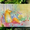 M-BzeEyZDQ8 finshed embroidery of summer fox embroidery with colorful forest plants
