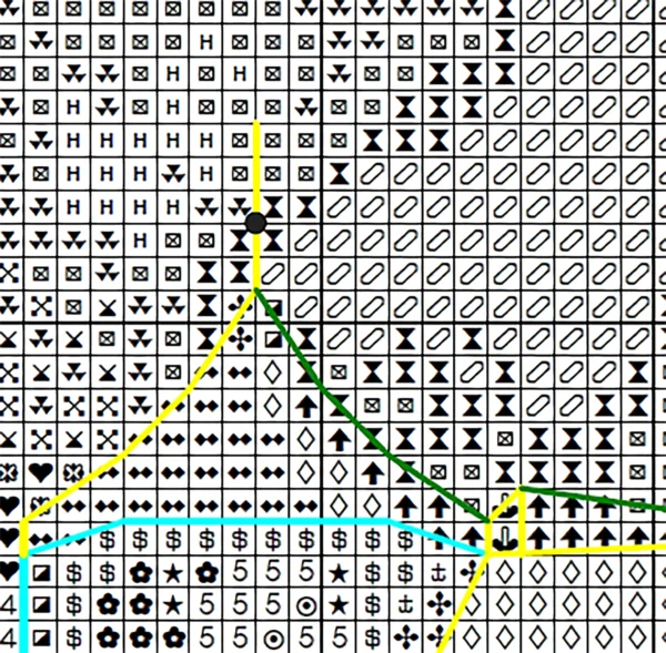 Germany Castle Cross Stitch Pattern – Langenburg Summer Forest Landscape Embroidery, European Architecture Design, PDF Digital Download