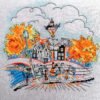 ilurchenko amsterdam autumn cross stitch dutch city