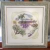 Lavender Fields Cross Stitch Pattern – Purple Floral Provence Landscape Embroidery, Summer Countryside Design, Digital Download PDF