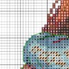 Без имени-1 Color chart for Bestie cross stitch pattern with DMC symbols