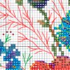 Close‑up of floral heart embroidery chart