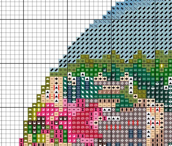 Spanish travel cross stitch PDF sampler