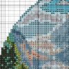Alpine village cross stitch PDF