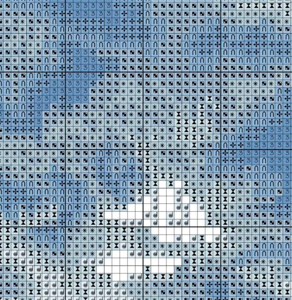 ottenberg cathedral cross stitch gothic church sampler chart