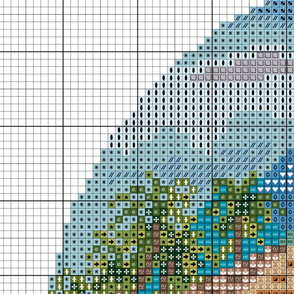 Без имени-1 Maldives cross stitch chart sampler