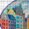 Trier Germany cross stitch chart PDF preview with clear symbols and DMC color key