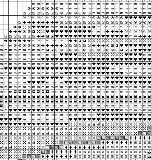 Santorini Greece blue houses cross stitch chart sampler