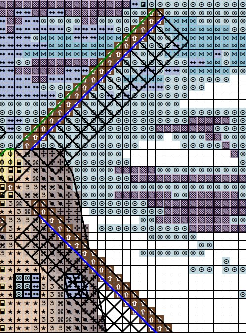 Без имени-2 holland windmill cross stitch chart sampler