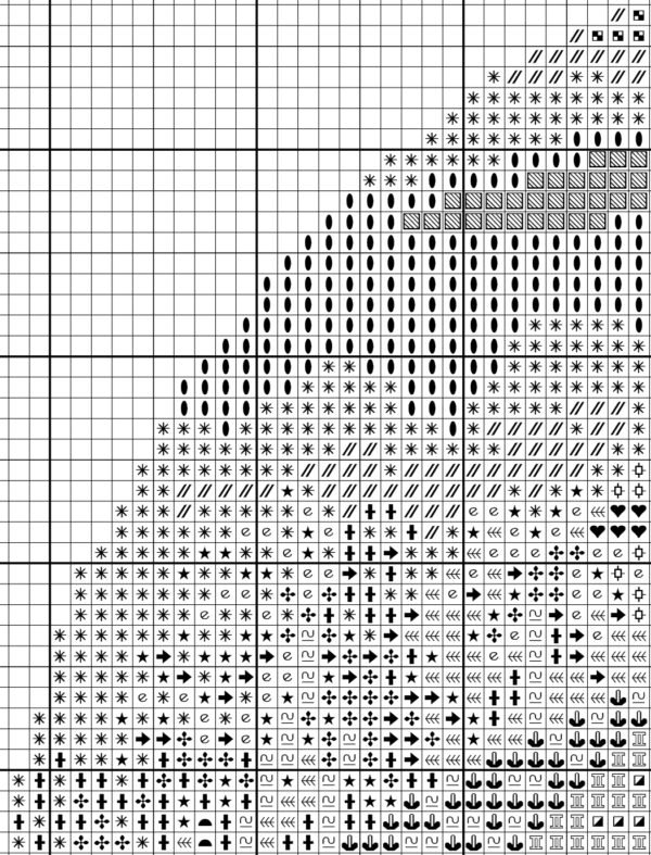 Без имени-2 Maldives cross stitch chart sampler