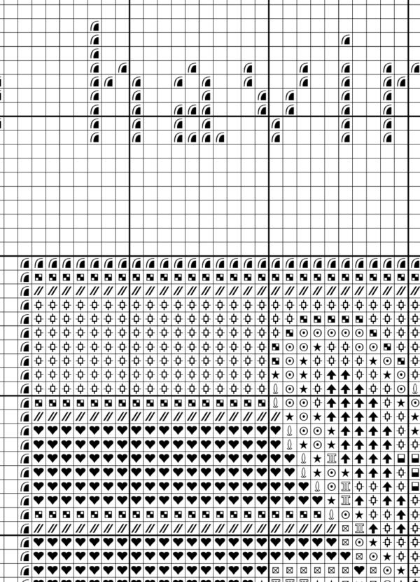 close‑up of raccoon holding coffee in cross stitch
