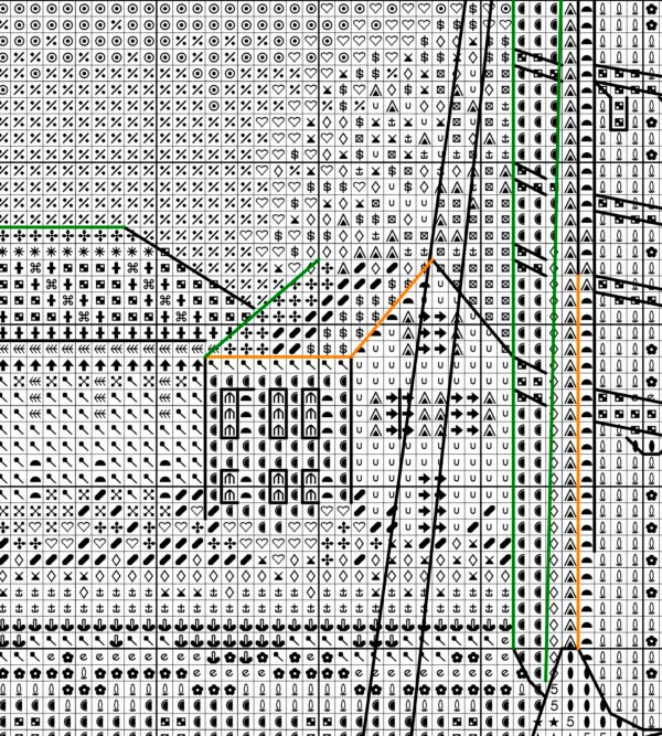 Holland harbour cross stitch pattern chart sampler