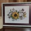 Framed sunflower and cotton floral cross stitch artwork with bright botanical elements ALT 3 — chart preview: Sunflower and cotton cross stitch chart PDF with symbols and DMC color key ALT 4 — подушка: Decorative pillow with sunflower and cotton floral cross stitch embroidery Якщо хочеш, я можу одразу підготувати Pinterest‑описи для трьох твоїх дошок: Cross Stitch Pattern, Floral Cross Stitch, Colorful Cross Stitch.