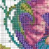 Baby Fairy Cross Stitch Pattern – Newborn Girl Custom Metric Stats (PDF)